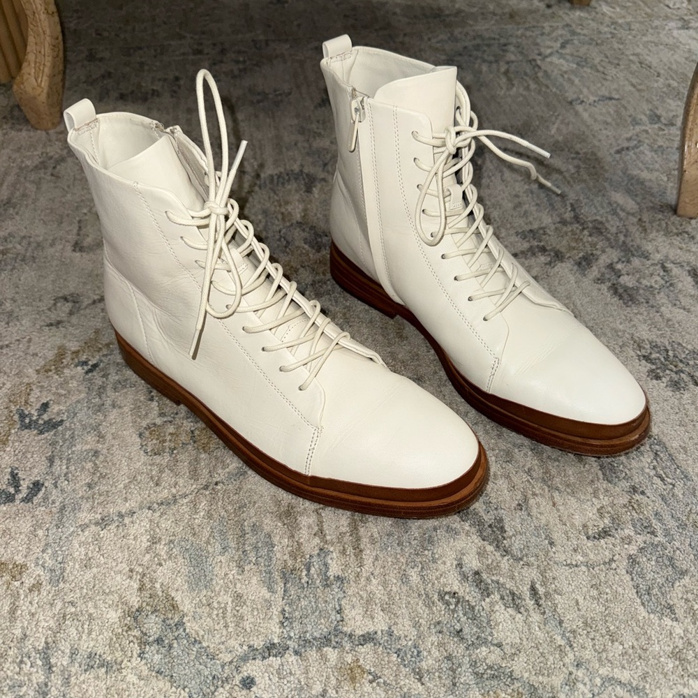 Vince Cooper leather ankle boots